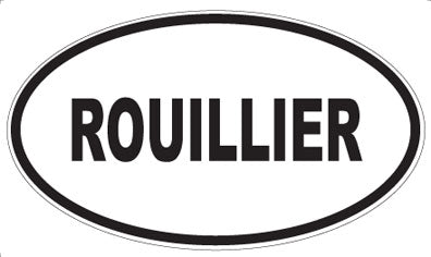 ROUILLIER - Oval Sticker