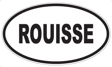 ROUISSE - Oval Sticker