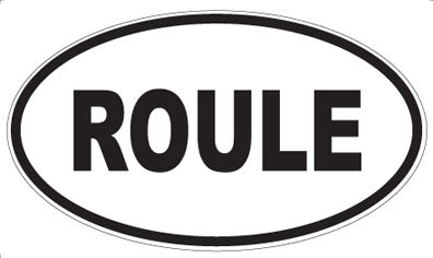 ROULE - Oval Magnet