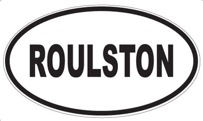 ROULSTON - Oval Magnet