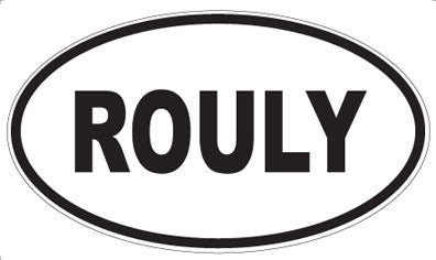 ROULY - Oval Magnet