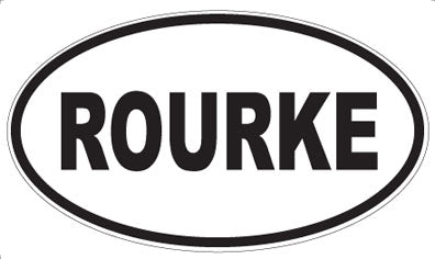ROURKE - Oval Sticker