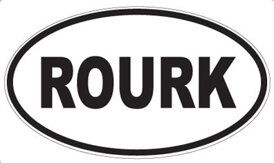 ROURK - Oval Magnet