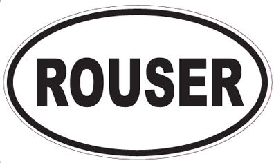 ROUSER - Oval Sticker