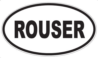 ROUSER - Oval Magnet