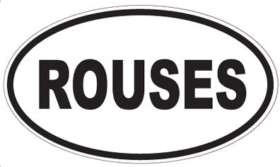 ROUSES - Oval Sticker
