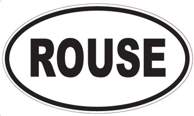 ROUSE - Oval Magnet