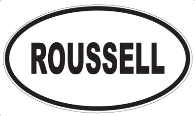ROUSSELL - Oval Magnet