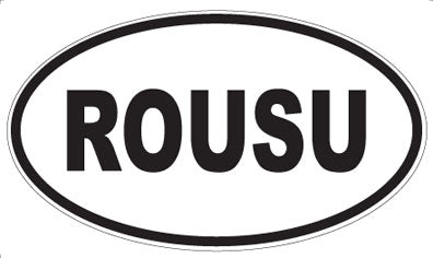 ROUSU - Oval Magnet