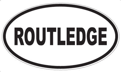 ROUTLEDGE - Oval Sticker