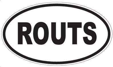 ROUTS - Oval Magnet