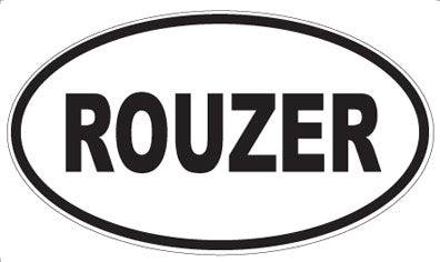 ROUZER - Oval Sticker