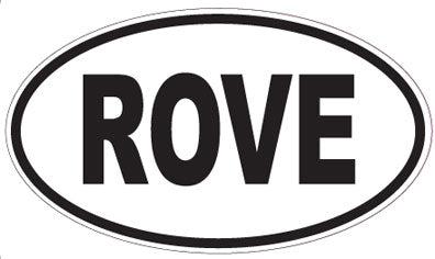ROVE - Oval Sticker