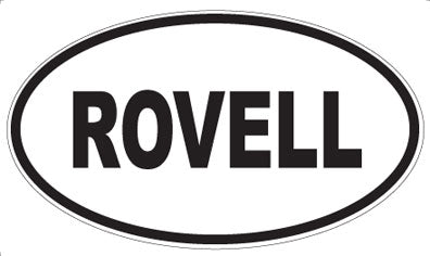 ROVELL - Oval Sticker
