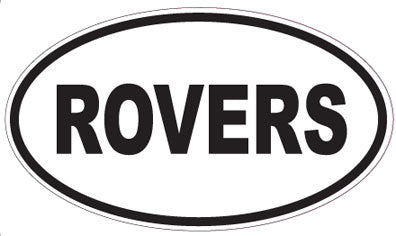 ROVERS - Oval Sticker