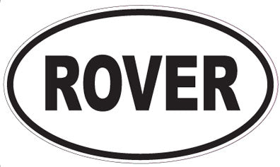 ROVER - Oval Magnet