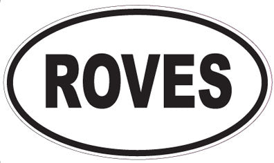 ROVES - Oval Sticker