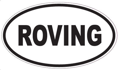 ROVING - Oval Sticker