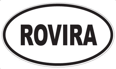 ROVIRA - Oval Magnet