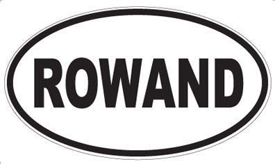 ROWAND - Oval Magnet