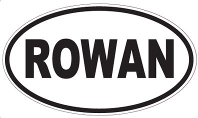 ROWAN - Oval Magnet