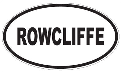 ROWCLIFFE - Oval Sticker