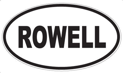 ROWELL - Oval Magnet
