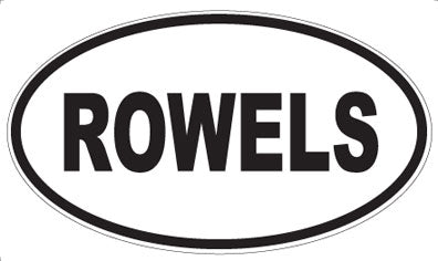ROWELS - Oval Magnet