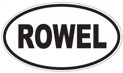 ROWEL - Oval Magnet