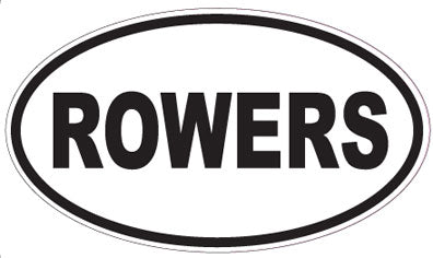 ROWERS - Oval Sticker