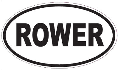 ROWER - Oval Magnet