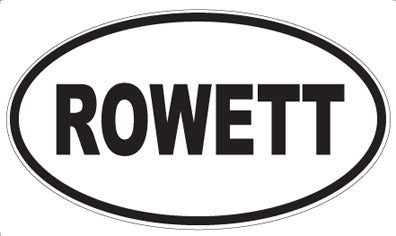 ROWETT - Oval Magnet