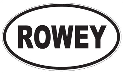 ROWEY - Oval Sticker
