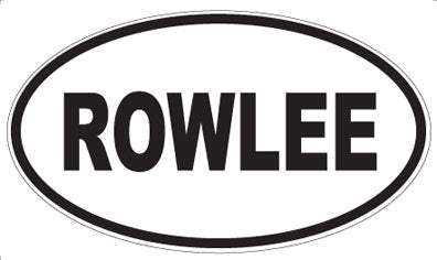 ROWLEE - Oval Sticker