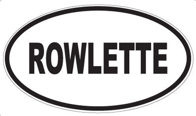 ROWLETTE - Oval Magnet
