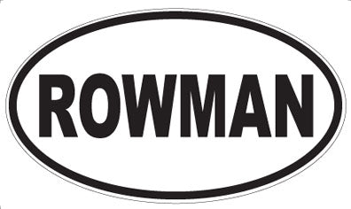 ROWMAN - Oval Magnet