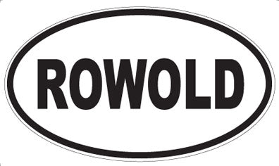 ROWOLD - Oval Magnet
