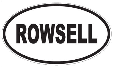 ROWSELL - Oval Magnet