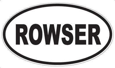 ROWSER - Oval Magnet