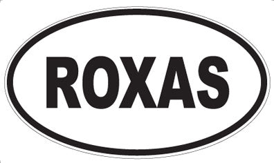 ROXAS - Oval Magnet