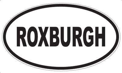 ROXBURGH - Oval Magnet