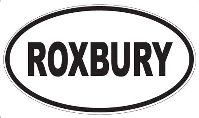 ROXBURY - Oval Sticker