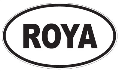 ROYA - Oval Sticker