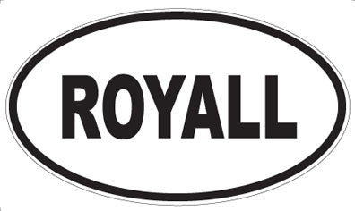 ROYALL - Oval Magnet