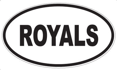 ROYALS - Oval Magnet