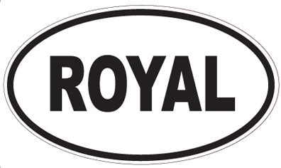 ROYAL - Oval Magnet