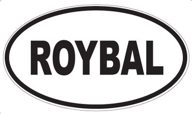 ROYBAL - Oval Magnet
