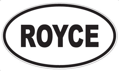 ROYCE - Oval Magnet