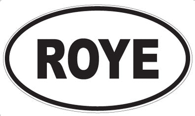 ROYE - Oval Magnet