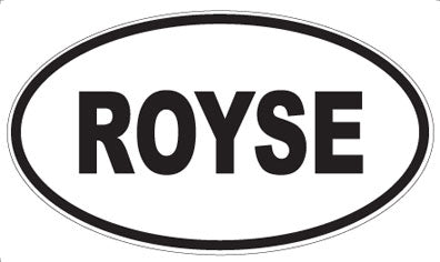 ROYSE - Oval Magnet